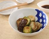 トロッとなすの蒸し焼き〜大葉香る味噌ダレ添え作り方4写真