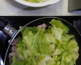 まな板包丁不要☆レタス豚肉の焼肉たれ炒め作り方3写真
