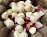 タコとモッツァレラチーズのおつまみ作り方3写真