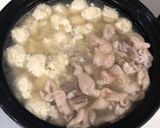 博多風もつ&鳥つくね鍋作り方3写真