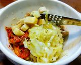 ザワークラウトアレンジ　生姜納豆玄米酒粕作り方7写真