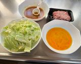 キャベツ🥬卵🥚肉🥩味噌炒め😃作り方1写真