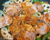 蓮根入り♪ゴロゴロ野菜と豚肉の生姜焼き作り方6写真