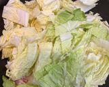 豚バラ　白菜　重ねない蒸し⭐︎作り方3写真