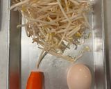 おかんレシピ𓀤𓀣もやしのかき卵スープ作り方2写真