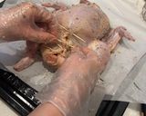 丸鶏のローストチキン作り方5写真