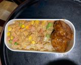 全てレンジ簡単洋風梅ウスター炒飯弁当作り方15写真