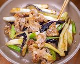 甘酸っぱ～い🤩💕豚バラなすと白ねぎの酢みそ炒め🍚作り方7写真