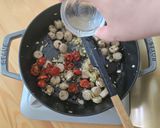 ソーセージとほうれん草のクリームパスタ作り方4写真