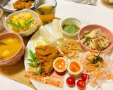フライドチキンメインの秋のワンプレート作り方11写真