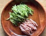 シャキとツルン、2種類の中華サラダ作り方2写真
