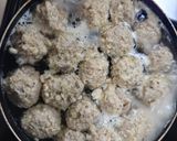 蓮根と榎の鶏団子and蓮根乗せ焼き作り方19写真