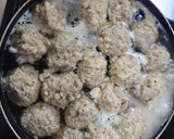 蓮根と榎の鶏団子and蓮根乗せ焼き作り方19写真