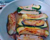 ＊ズッキーニとなすの豚肉挟み焼き＊作り方4写真