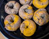 イタズラ好きに！青いマーブル焼きドーナツ🍩💙🎃作り方9写真
