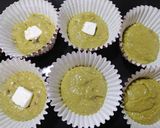 ♬クリームチーズin餡入り抹茶マフィン♬作り方3写真