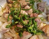 鶏肉と玉ねぎとちりめんじゃこのパスタ作り方3写真