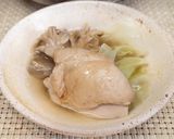 鶏肉とキャベツと舞茸の水炊き作り方8写真