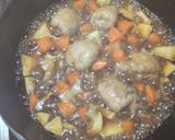 くるくる豚もも肉と根菜のにんにく生姜作り方1写真