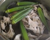 おくらと舞茸のおひたし作り方2写真