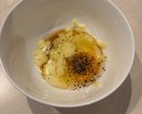 簡単カルボナーラ風うどん作り方1写真