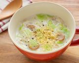レンジで完成！キャベツミルクリゾット作り方3写真