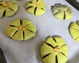 花びら抹茶あんぱん作り方6写真