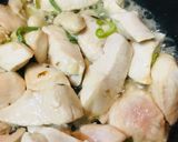 鶏肉と長ネギの青いところのあまから炒め作り方3写真