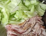 【ズボラさん向け】冷凍肉の焼きそば キャベツいり作り方2写真