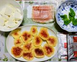 夏簡単昼食!無花果生ハムチーズ冷製パスタ作り方1写真