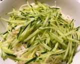 サラダチキンと水菜の中華風ひやむぎ作り方9写真