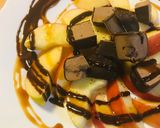 毎日のリンゴ●薄切りチョコ＆キャラメル作り方1写真