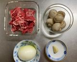 真っ白のビーフストロガノフ作り方2写真