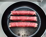 我が家のおせち☆牛肉の八幡巻き♪冷凍可作り方7写真