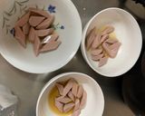ゴロゴロ野菜と魚肉ソーセージ梅味噌炒煮風作り方2写真