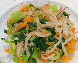 栄養バランス◎豚こまビビンバ風丼作り方5写真