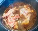 寒い日に名古屋名物本格味噌煮込みうどん作り方6写真