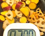 さつまいもと蓮根の炒め煮作り方4写真