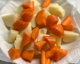 かつお節 甘辛肉じゃが作り方1写真