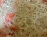 長芋とカニかまのふわふわの落とし焼き😋作り方4写真
