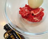 味研焼肉生だれでレンチン甲州ワインビーフ牛丼作り方2写真