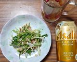 ヨウサマの減塩居酒屋風水菜のサラダ作り方2写真