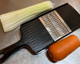 人参とセロリのしりしり作り方1写真