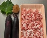 超簡単・焼き茄子のよだれ豚作り方1写真