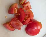 トマトの洋風塩昆布和え作り方1写真