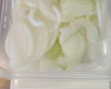 新玉ねぎのめんつゆごま和え作り方1写真