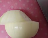 かぼちゃと玉ねぎの甘いホッコリ味噌汁作り方1写真