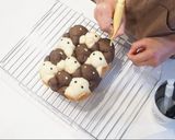 ほぼホームベーカリーで♪猫のちぎりパン作り方26写真
