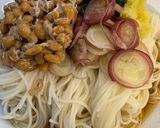 【簡単そうめん】納豆と薬味のぶっかけ作り方3写真