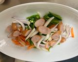 レンチンで簡単！一人分の昔ながらの焼きうどん作り方1写真